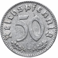 купить Германия (Третий рейх) 50 рейхспфеннигов (reichspfennig) 1944 B