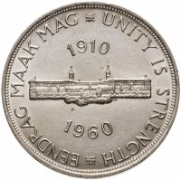 купить ЮАР 5 шиллингов (shillings) 1960 "50 лет Южноафриканскому союзу"