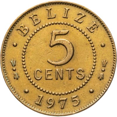купить Белиз 5 центов 1975