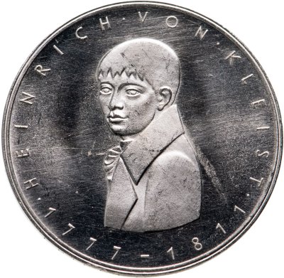 купить Германия 5 марок (deutsche mark) 1977 "200 лет со дня рождения Генриха фон Клейста"