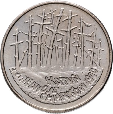 купить Польша 2 злотых (zlote) 1995 "55 лет Катынской трагедии"