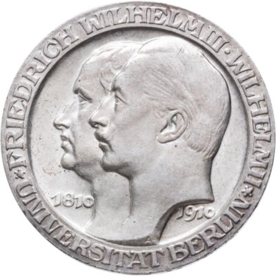 купить Германия (Империя) 3 марки (mark) 1910 Берлинский университет