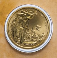 Купить Австралия 1 доллар (dollar) 2011 "Детёныши диких животных - Кенгуру" (в конверте с маркой)