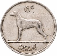 купить Ирландия 6 пенсов (pence) 1945