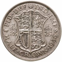 купить Великобритания 1/2 кроны (crown) 1936
