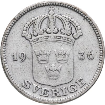 купить Швеция 50 эре (ore) 1936