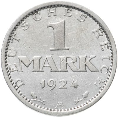 купить Германия 1 марка 1924 A
