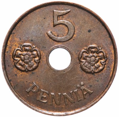 купить Финляндия 5 пенни 1941