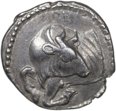 купить Аканф. Тетрабол. серебро. 470-380 до н.э.