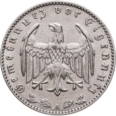 купить Германия (Третий рейх) 1 рейхсмарка (reichsmark) 1935