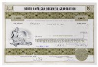 купить Акция США - North American Rockwell Corporation 1967-1971 гг.