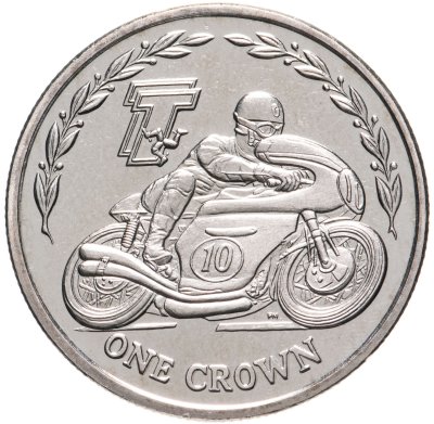 купить Остров Мэн 1 крона (crown) 2005 Мотогонки "Tourist Trophy"