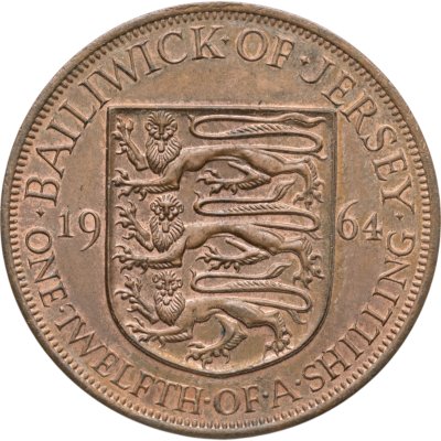 купить Джерси 1/12 шиллинга (shilling) 1964