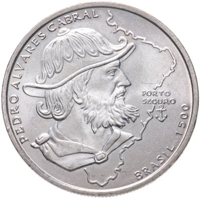 купить Португалия 200 эскудо (escudos) 1999 "500 лет с момента высадки Педро Альваро Кабрала в Бразилии"