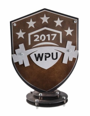 купить Кубок спортивный Первого Открытого Чемпионата России WPU 2017, металл, Россия, 2016-2017 гг.