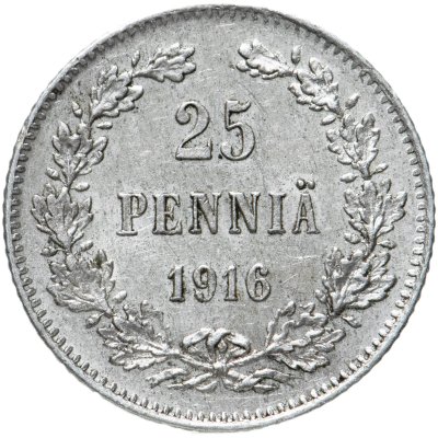 купить 25 пенни (pennia) 1916 S