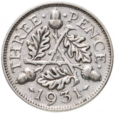купить Великобритания 3 пенса (pence) 1931