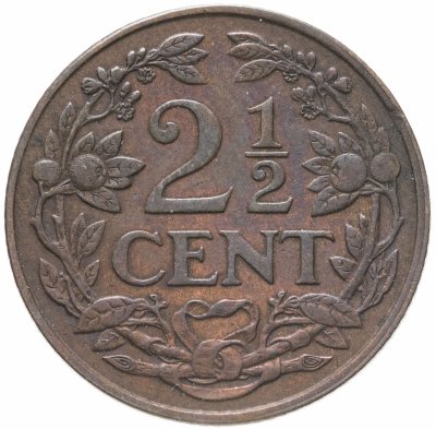 купить Нидерланды 2 1/2 цента (cent) 1915