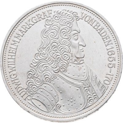 купить Германия 5 марок 1955 "300 лет со дня рождения Людвига фон Бадена"