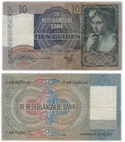 купить Нидерланды 10 гульденов 1940 (Pick 56a)