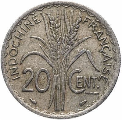 купить Французский Индокитай 20 сантимов (centimes) 1939