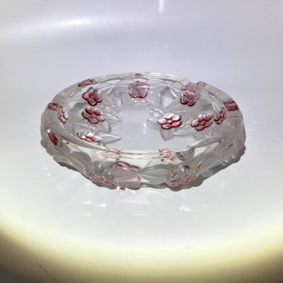 купить Пепельница с рельефным цветочным декором, стекло, матирование, Walther Glas, Германия, 2000-2010 гг.