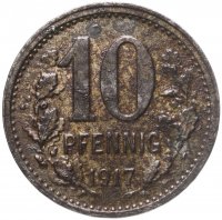 купить Германия (Унна) нотгельд 10 пфеннигов 1917