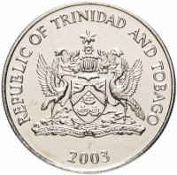 купить Тринидад и Тобаго 50 центов 2003г.