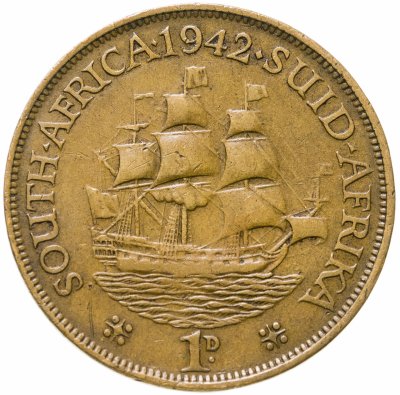купить Южная Африка 1 пенни 1942