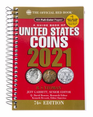 купить Каталог монет США 2021 "The official Red Book" 74-е издание