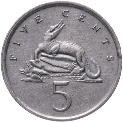 купить Ямайка 5 центов (cents) 1986