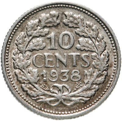 купить Нидерланды 10 центов (cents) 1938