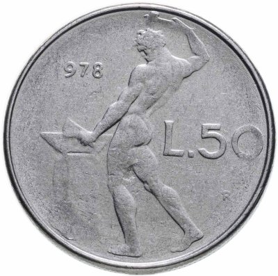 купить Италия 50 лир 1978