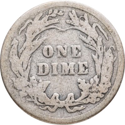 купить США 10 центов (дайм, one dime) 1912 Barber Dime Без отметки монетного двора