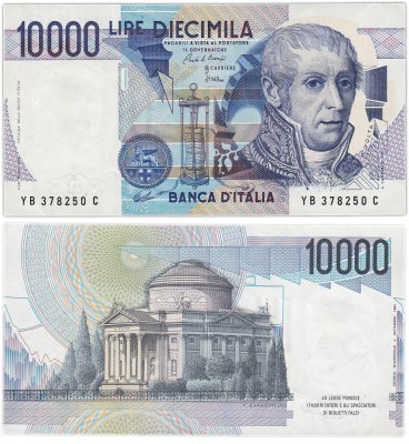 купить Италия 10000 лир 1984 (Pick 112а)