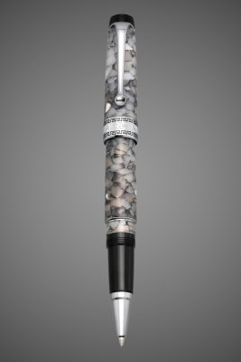 купить Ручка-роллер Aurora Optima Auroloide Black pearl CT, в подарочной коробке, Лаки и смолы: смола, хром, 2026 г.