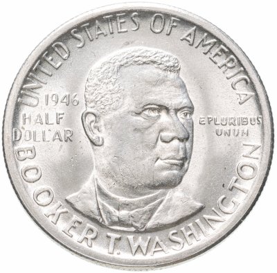 купить США 50 центов (1/2 доллара, half dollar) 1946 "Букер Талиафер Вашингтон - борец за права афроамериканцев" S