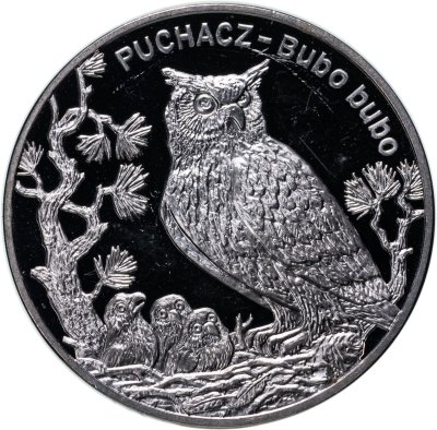 купить Польша 20 злотых (zlotych) 2005 Всемирная природа - Филин