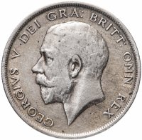 Купить Великобритания 1/2 кроны (crown) 1916