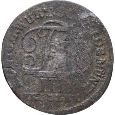 купить Вюртемберг 3 крейцера 1810
