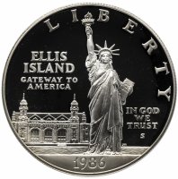Купить США 1 доллар 1986 Proof "100 лет Статуе Свободы"