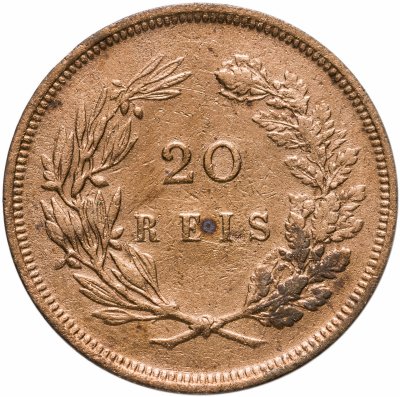 купить Португалия 20 рейс (reis) 1892 Без отметки монетного двора
