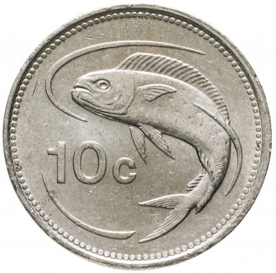 купить Мальта 10 центов (cents) 1986