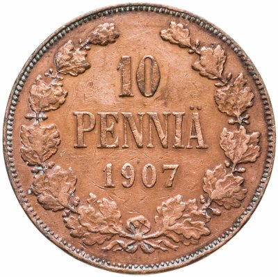 купить 10 пенни (pennia) 1907