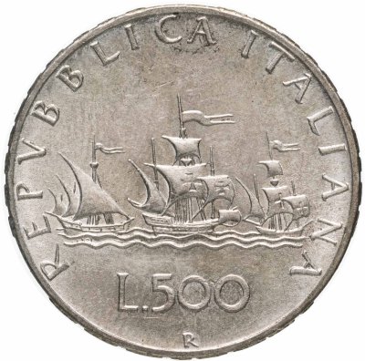 купить Италия 500 лир 1966