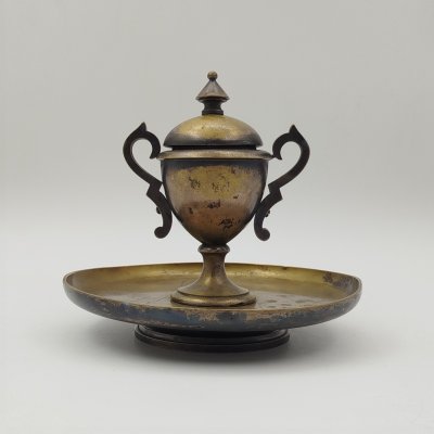 купить Чернильница, латунь, серебрение, Западная Европа, 1920-1950 гг.