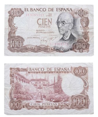 купить Испания 100 песет 1970