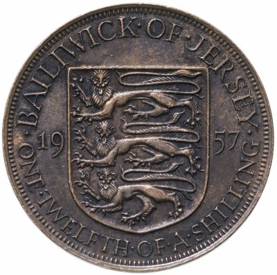 купить Джерси 1/12 шиллинга (shilling) 1957
