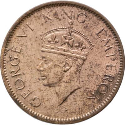 купить Британская Индия 1/4 анны (anna) 1941