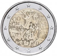 Купить Германия 2 евро 2019 F "30-летие падения Берлинской стены"